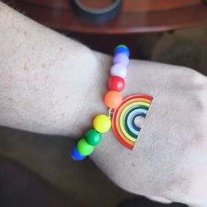 Beaded Rainbow Bracelet